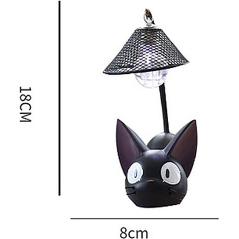 Lampe Jiji Chat en résine, forme mignonne et unique, lampe robuste sur pied, veilleuse en résine pour la décoration intérieure, cadeau. Filet (1/3)