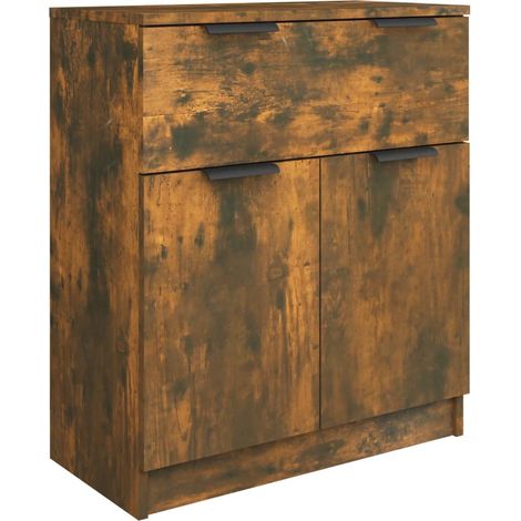 Credenza buffet cassettiera mobile contenitore organizer cucina soggiorno soggiorno 60 x 30 x 70 cm derivati del legno marrone 020030958
