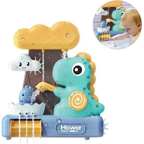 Jouet de Bain Bébé - - Coffret Dino - Etanche - Multicolore - 4 éléments (1/4)