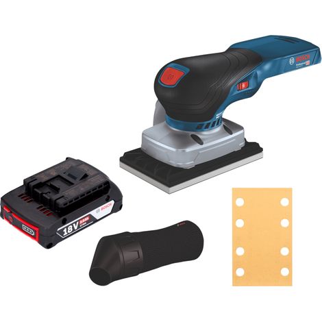Levigatrice oscillante a batteria Bosch GSS 18V-13 Professional 18 V 100 x 110 mm + 1 batteria da 2,0 Ah - senza caricabatterie (1/5)