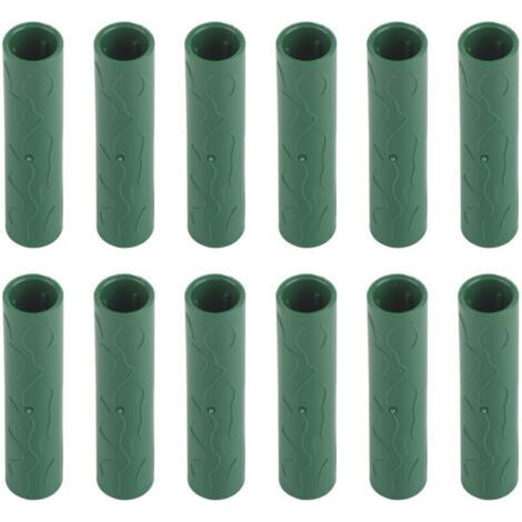 12PCS Tuyau de connexion pour tuteur de jardin Vignes, plantes grimpantes, tuteurs de soutien Connecteurs 11mm de diamètre intérieur (1/4)