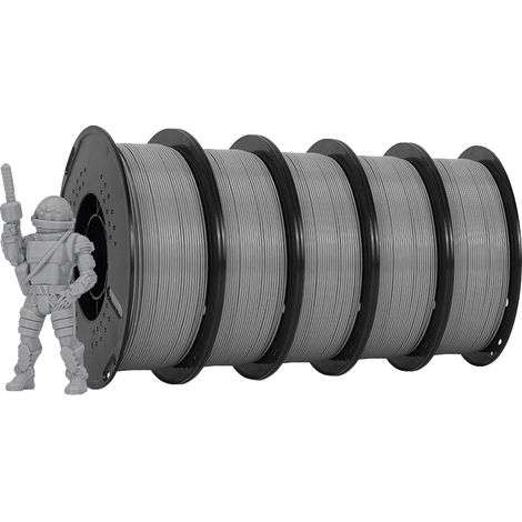 3D-Filament, 5-kg-Spulen, vielseitige Materialauswahl, 5 kg HS-PETG Grau (1/2)