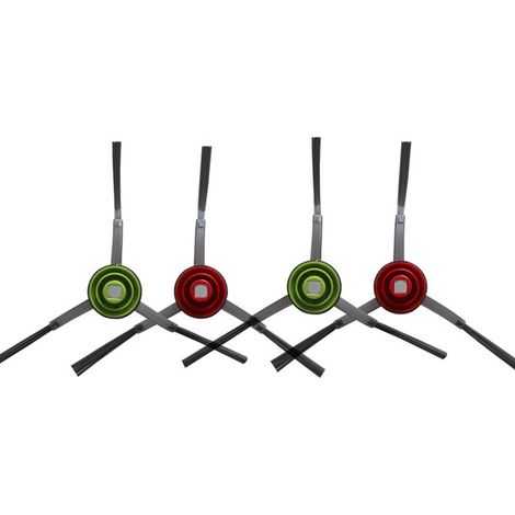 Juego de 4 cepillos laterales para aspiradoras robot Ecovacs Deebot T8 AIVI / T8 MAX (1/4)