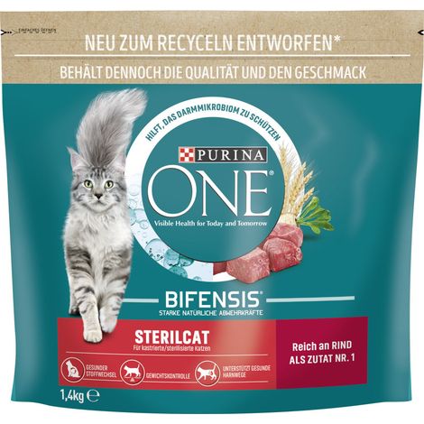 Purina One Sterilcat reich an Rind 1,4 kg (1/3)
