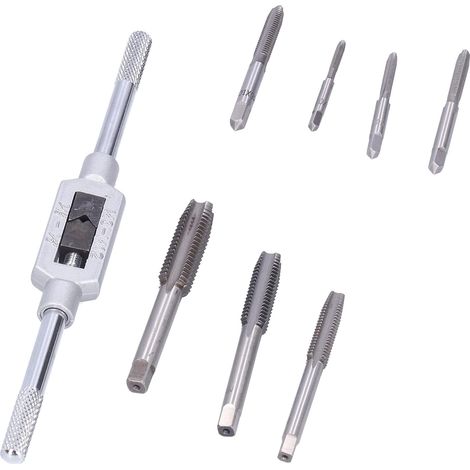 8-Piece Threading Set, Anti-corrosion Alloy Steel (1/5)