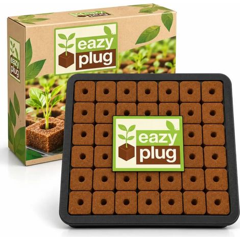 Eazy Plug Anzuchtwürfel 24 Stück Pflanzenanzucht Stecklinge Keimung Anzucht (1/5)