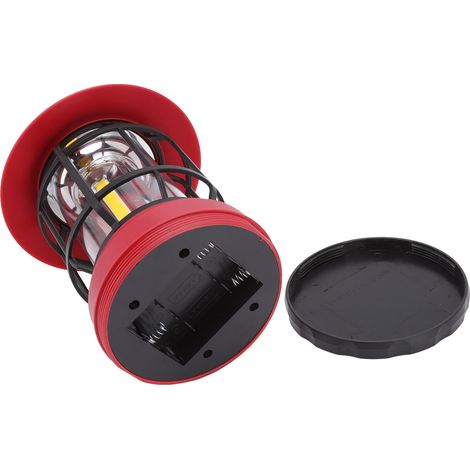 Outdoor-Campinglampe, multifunktionale Vintage-Hängelaterne, tragbare COB-Notlampe (Batterie nicht enthalten), rot