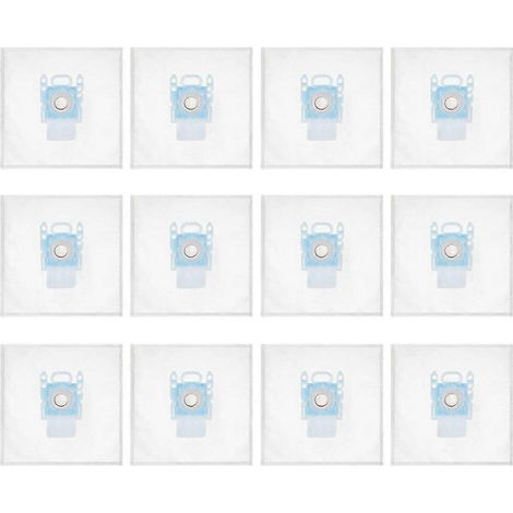Lot de 12 sacs à poussière de rechange de type G pour aspirateurs Siemens GL30/GL40 (1/5)