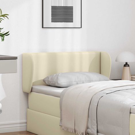 Kopfteil Ohr Creme 40 x 23 x 6 cm PVC