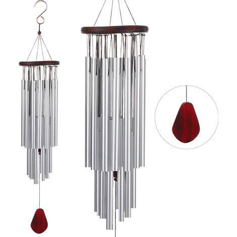 Carillons éoliens commémoratifs d'extérieur - mélodie apaisante à l'intérieur comme à l'extérieur, décoration de rebord de fenêtre