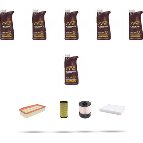 Kit tagliando 4 FILTRI e 6L OLIO compatibile con Dacia Lodgy 1.5 Dci 70kw dal 2018 (1/5)