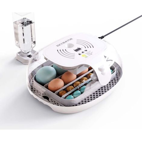 Incubatrici per uova da cova Incubatrice con rotazione automatica delle uova e display per il controllo della temperatura Incubadora de Huevos per incubare uova di pollame fecondate di pollo, anatra, (1/5)