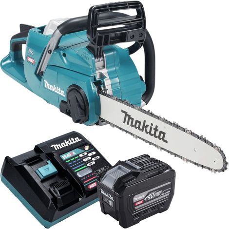 Makita UC 016 GE101 Sierra de cadena a batería 40 V máx. 40 cm sin escobillas + 1 batería de 8,0 Ah + cargador
