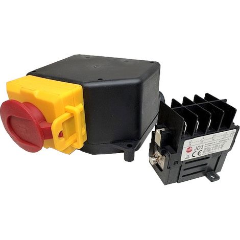 Kedu Universal Schalter Schaltermodul mit Not-Aus-Funktion und JD3 Motorschütz Relais 230V 16A 10Pin (1/5)