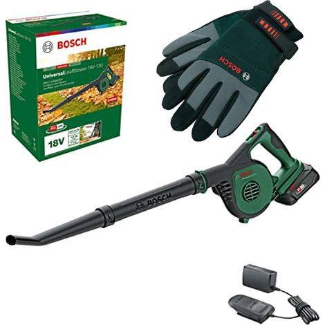 Bosch 18v Cordless Leaf Blower UniversalLeafBlower 18V-130 1x 2.5Ah Batt &Gloves (1/5)