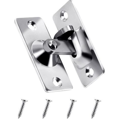 Serratura ad angolo di 90° per porta scorrevole in acciaio inox fuso di precisione, dispositivo antifurto, serratura di sicurezza. (1/4)