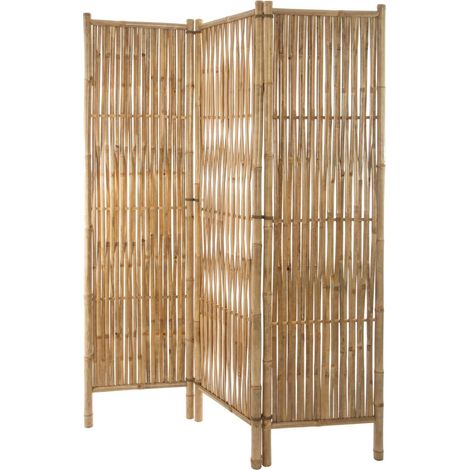 Atmosphera – Paravent en bambou 170cm – Cloison amovible légère – Dimensions 135x3,6cm ouvert – Décoration zen et rustique (1/10)