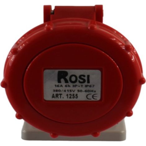 Presa Fissa da Parete 90° 3P+T 16A 380V IP67 Industriale
