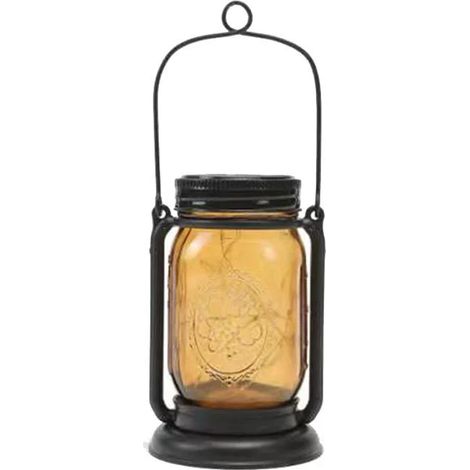 Lampes solaires pour jardin extérieur, guirlandes lumineuses vintage en verre avec LED. (1/5)