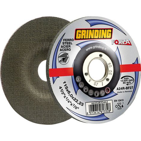 GRINDING FORZA DISCO DA SBAVO FERRO 230X6,0 Q.TA 10