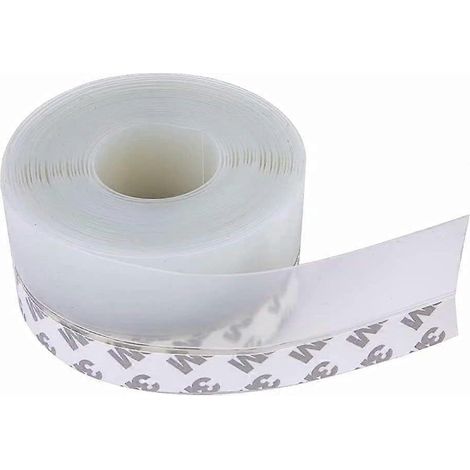 Striscia sigillante per finestre, striscia autoadesiva per esterni, striscia per esterni da 5 m/16 piedi, striscia sigillante per porte per fessure in casa, vetro doccia (1/5)