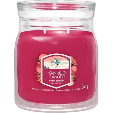 Yankee Candle Weihnachtsmann ON Skier Kerze 368g