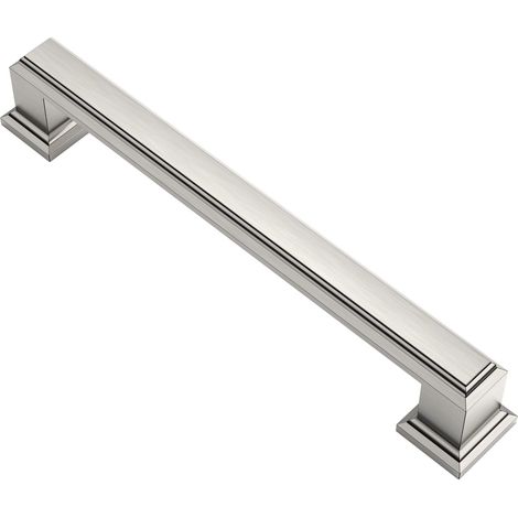 Poignée de tiroir moderne en nickel satiné brossé 148 mm Poignée Pulls(10 Pack) Brushed Satin Nickel (1/5)
