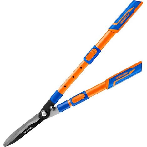 Cisaille de taille de haie télescopique Wadfow 630-780 mm avec lame ondulée SK5 (1/3)