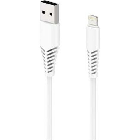 2GO USB Lade-/Datenkabel Apple Lightning 1m weiß (797288)