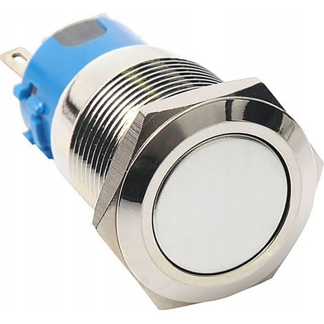 Pulsador monoestable antivandálico 250V 5A 19x38MM (1/3)