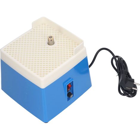 Mini ponceuse à vitrail portable, outil de meulage et de traitement artistique, étanche à la poussière, avec mèche de 2,5 cm, prise UE 220 V, bleue (1/5)