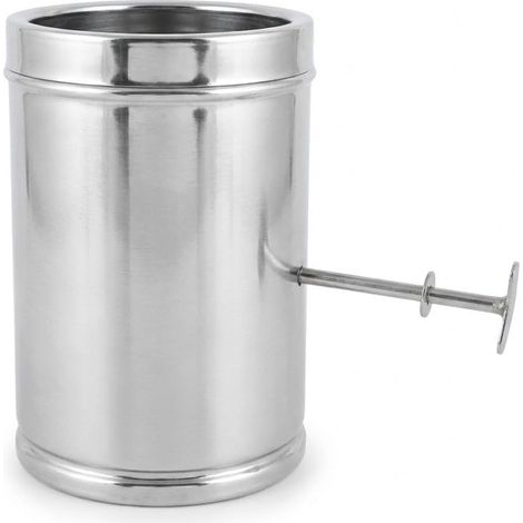 Maka Elemento con Valvola Fumi Canna Fumaria Doppia Parete Inox Ø 130-180 mm (1/5)