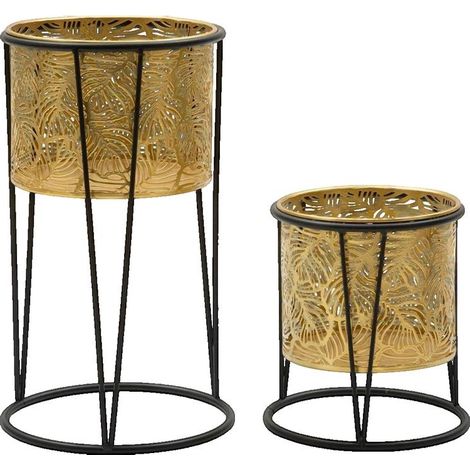 Ferretti Soporte modular para plantas dorado y negro (1/3)