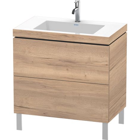 Duravit L-Cube c-bonded Ensemble vertical, 2 tiroirs, sans