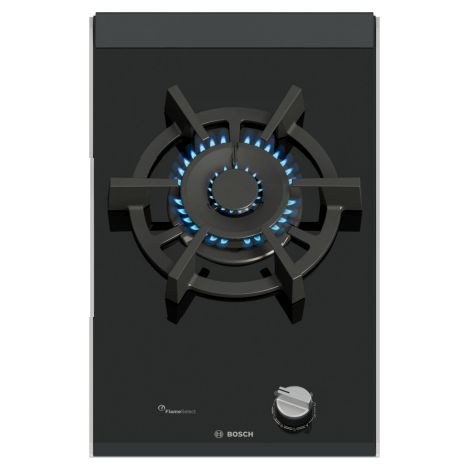 Bosch Serie 8 PRA3A6I10. Colore del prodotto: Nero, Posizionamento dell'apparecchio: Da incasso, Dimensione della larghezza del piano cottura: 30 cm. Tipo di controllo: Manopola, Posizione di contr...