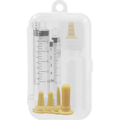 Gongxipen - Kit d'alimentation pour chatons (biberon, tétines, injecteur) pour chatons, chiots et écureuils (1/5)