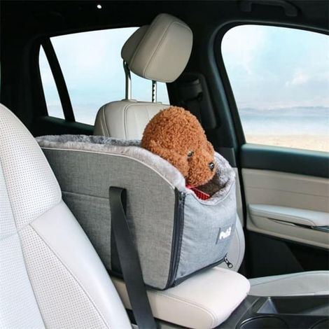 Console lavable pour siège auto pour chien, siège auto portable et amovible pour animaux de compagnie, accessoires pour animaux de compagnie