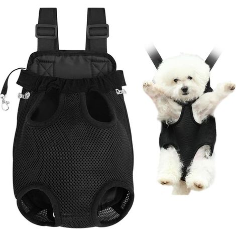 Sac à Dos Chat Chien,Sac à Dos de Transport pour Chien,Pet Porte-Sac À Dos Chien Sac De Transport,Extensible Sac Transport Pliable,Transport Chat Chiots Extensible Sac Dos,Sac à Dos de Transport(M) (1/5)