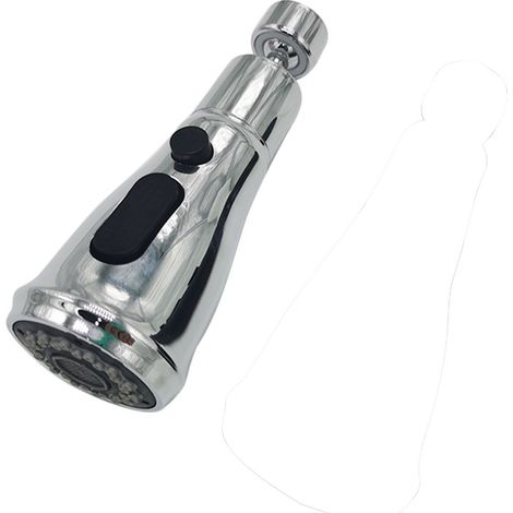 Aérateur de robinet pivotant à 360 ° avec 3 modes d'eau Pommeau de douche Robinet de pulvérisation d'évier de cuisine Aérateur en acier pour robinet d'extension d'évier de cuisine (1/5)