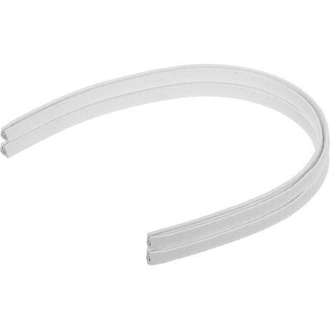 Bouchon de Gouttière Sécurisé 2 Pièces en Caoutchouc Blanc Ouverture de Drainage, Usage Jardin, Protège L’accès des Garçon et Filles Animaux (1/5)