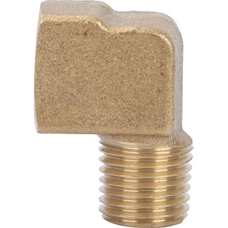 Raccord de tuyauterie coudé à 90 degrés en laiton, filetage intérieur NPT 1/4 pouce (1/5)