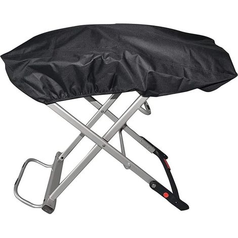Housse de Protection pour Barbecue à gaz, 101 x 49 x 25 cm, imperméable, Oxford, pour Barbecue à Charbon de Bois, Robuste, Portable, pour Weber, Antipoussière, Accessoires, Noire (1/5)