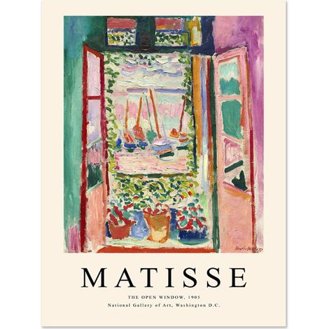 Tableau abstrait sur toile représentant un paysage côtier méditerranéen coloré – Style fauviste – Décoration pour salon ou studio (1/5)