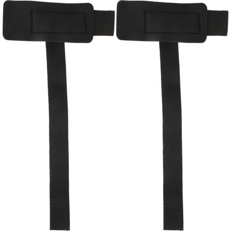Sangle De Poignet En Cuir De Vache Ajustable Pour Musculation Et Sport - Protection Articulaire - Paire (1/5)