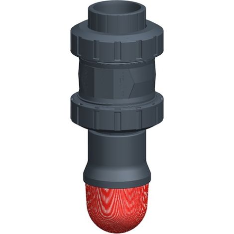 Fussventil 561 PVC-U/EPDM d16DN10