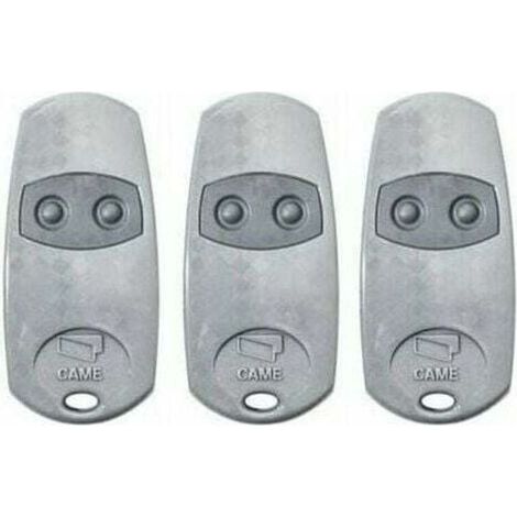 Télécommande Came TOP432EE 2 canaux – Fréquence 433,92 MHz – Portée 50-150 m – Alimentation 2 piles CR2016 – Lot de 3 pièces