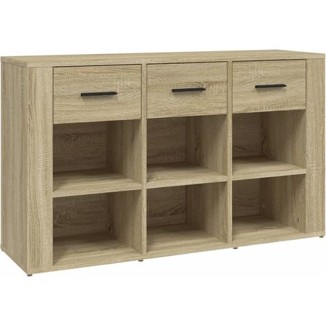 Maison Exclusive - Aparador madera contrachapada roble Sonoma 100