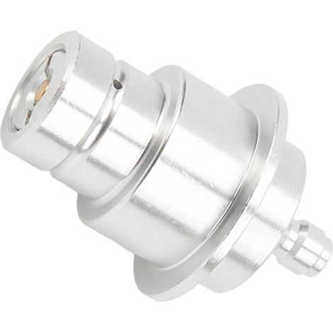 Adaptateur CO2 en alliage d'aluminium 0,3 po, déconnexion rapide, résistant à l'usure, haute dureté, connecteur pour machine à soda, argent