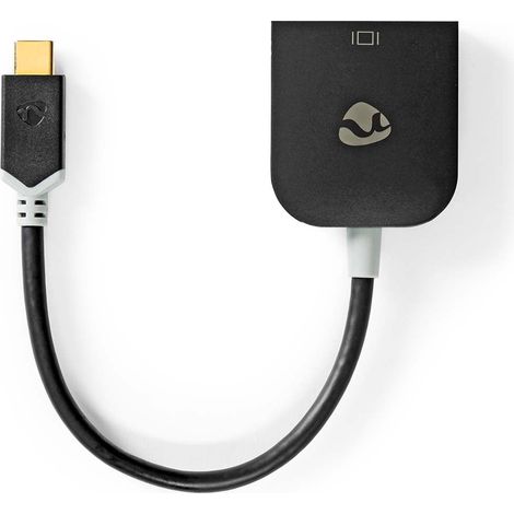 Adaptador usb c usb 32 generacion 1 usb c macho vga hembra 15p 1920x1200 020m redondo chapado en oro pvc antracita caja de ventana con cerradura euro