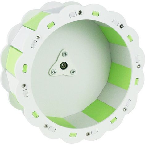 Roue d'exercice silencieuse pour hamsters, rats, gerbilles, hérissons, chinchillas, cochons d'Inde, furets et souris - Fixation facile aux cages grillagées////